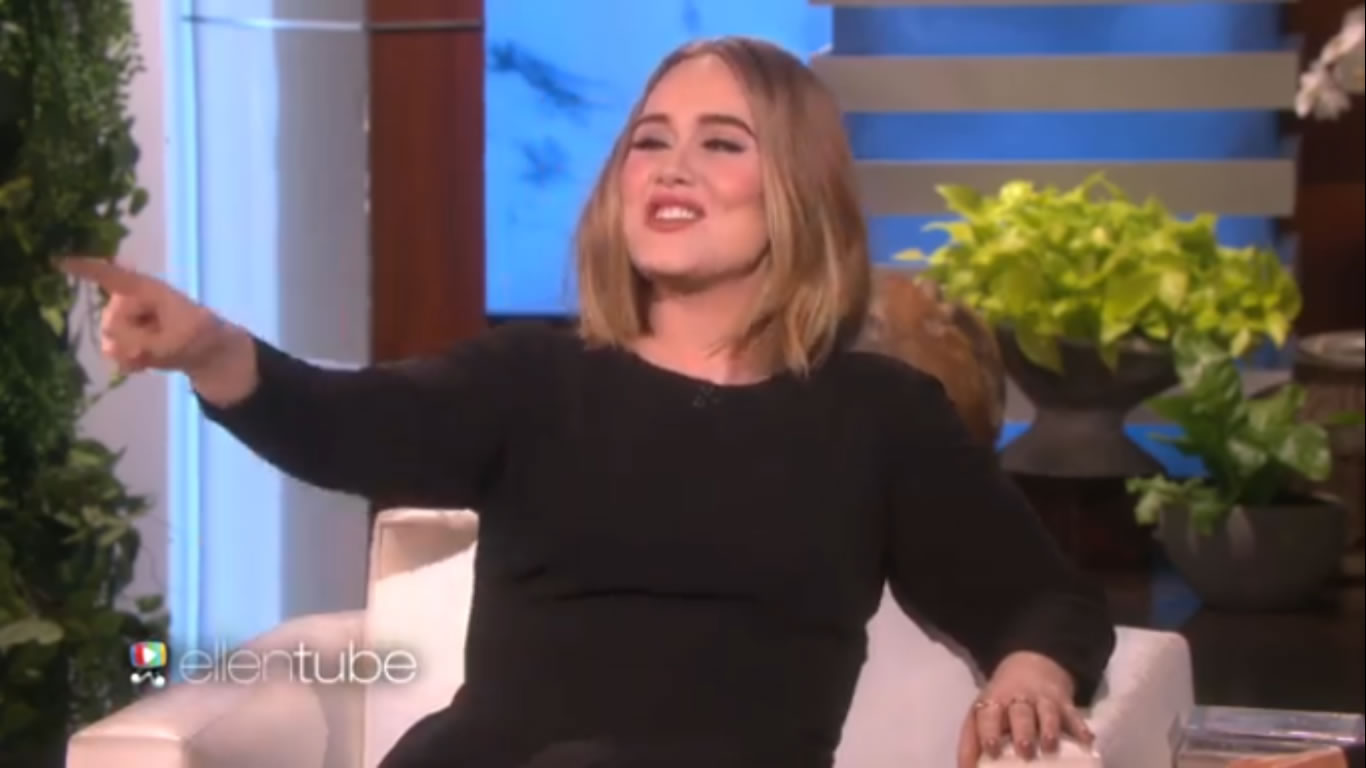 Adele Gets Candid with Ellen